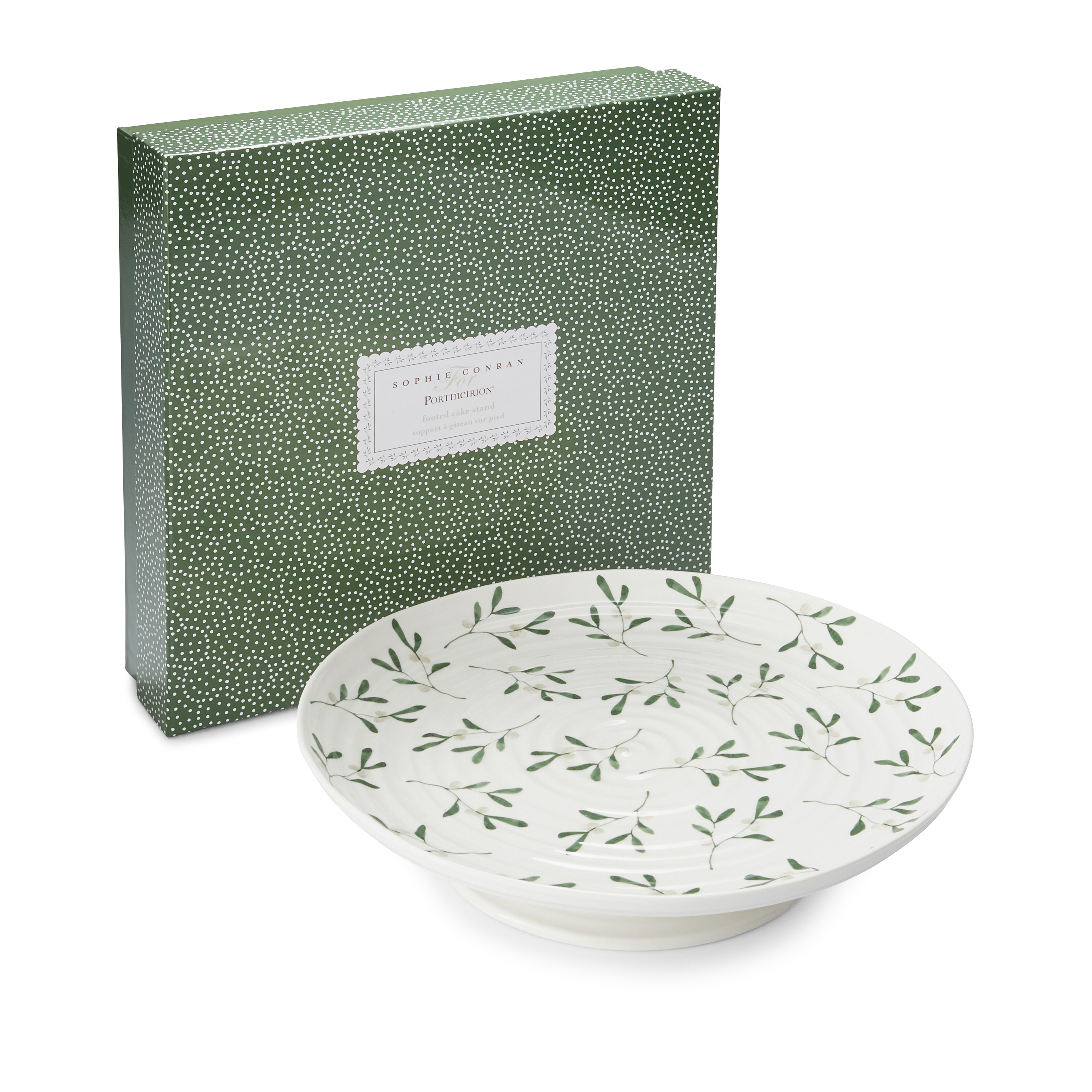 Sophie Conran Mistletoe Footed Cake Plate image number null